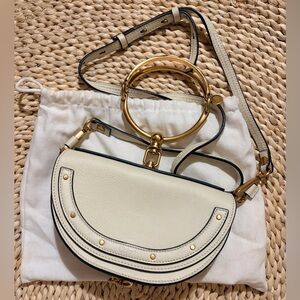CHLOE
Calfskin Small Nile Bracelet Minaudiere Bag